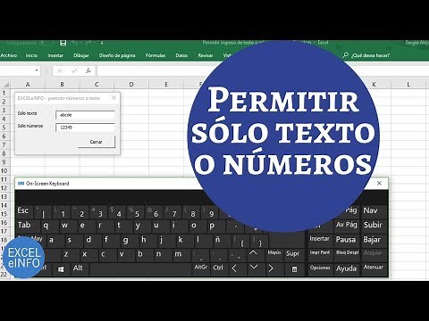 Allow just text or numbers on a TextBox on a Excel UserForm using VBA @EXCELeINFO