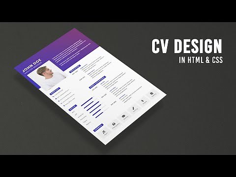 Resume Website | CV in Html CSS