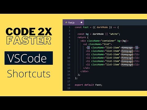 Don't Use a Mouse Anymore! VSCode Shortcuts Tips and Tricks
