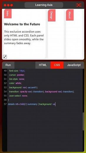 CSS Accordion | HTML CSS