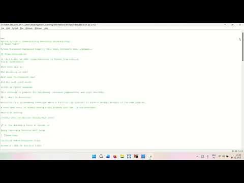 Python Recursion Video Tutorial