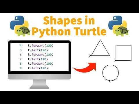 Shapes with Python Turtle | Penguin Coding School Tutorial #2