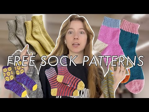 I found 30 free sock patterns on Ravelry and you should definitely knit them
