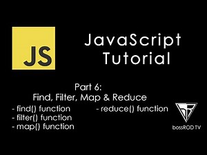 [TAGALOG] JavaScript Tutorial Part 6 - Find, Filter, Map and Reduce function