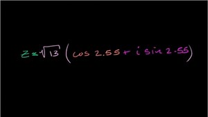 Polar \u0026 rectangular forms of complex numbers