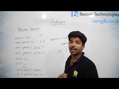 Namespace in Python | Python Tutorial For Beginners