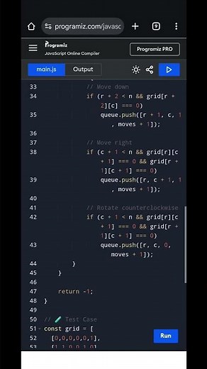 Minimum Moves to Reach Target with Rotations | BFS Algorithm Explained in JavaScript | LeetCode