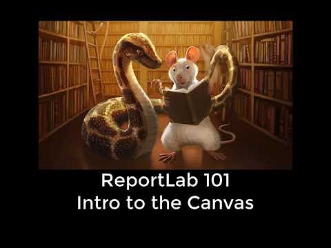 ReportLab 101 - Intro to the Canvas
