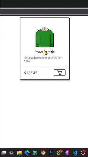 add to cart html css javascript #coding #html #css