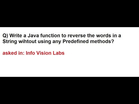 Write a java program to reverse the words in a String without using any predefined methods