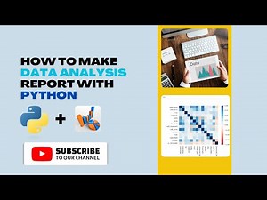 How to make a Data Analysis report with python