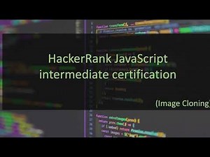 HackerRank || JavaScript (Intermediate) Certificate
