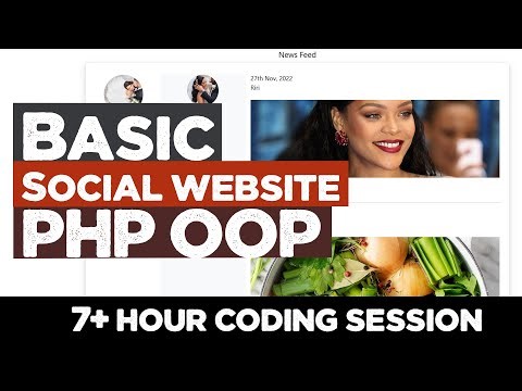 Simple social website with MVC Framework from scratch | Quick programming tutorial