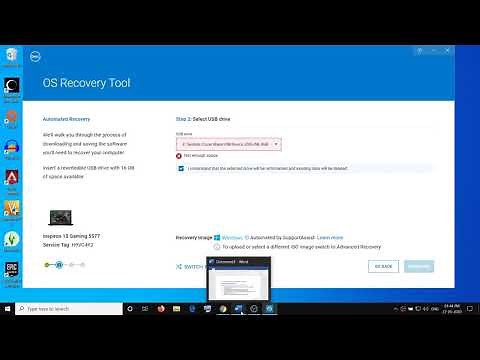 How to Install Windows 10 Using Dell OS Recovery Tool on Dell PC