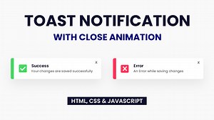 Sliding Toast Notification | HTML, CSS & Javascript | Coding Artist