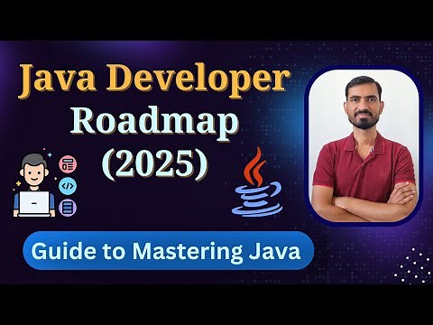 Java Developer Roadmap 2025 : Step-by-Step Guide 🔥