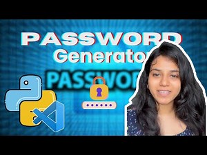 Python password generator and Manager tkinter - Mini Project Tutorial