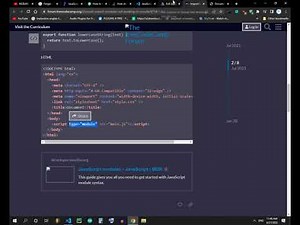 Uncaught SyntaxError: Cannot use import statement outside a module