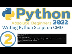 02 - Writing Python Script on Command Prompt