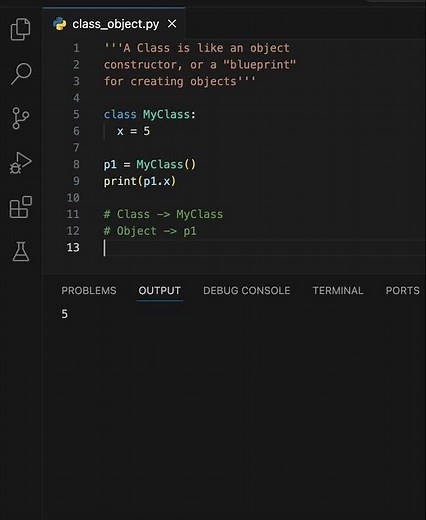 "Python Classes Made Easy: Learn How Classes and Objects Work in Seconds! 🚀 #Coding #PythonTips"