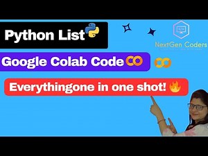 One Shot Python List Tutorial 🐍 | Powerful Codes & Tips for All Levels