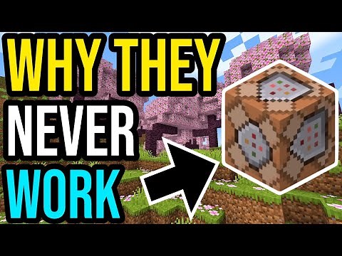 Why Command Blocks NEVER Work For YOU! | Minecraft Bedrock & Java!