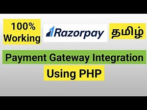 How to integrate Razorpay payment gateway using php (Tamil)
