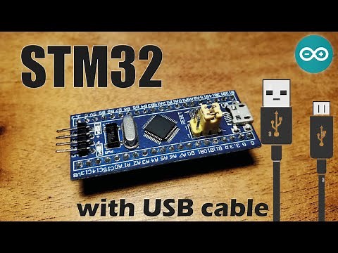 Programming STM32 with a USB cable in the Arduino IDE