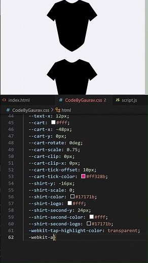 🛒 Animated Add to Cart Button Using HTML, CSS & JS #webdevelopment #coding #animation #shorts