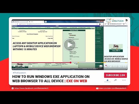 How to run desktop application on web browser easy way || EXE FILE RUN ON BROWSER