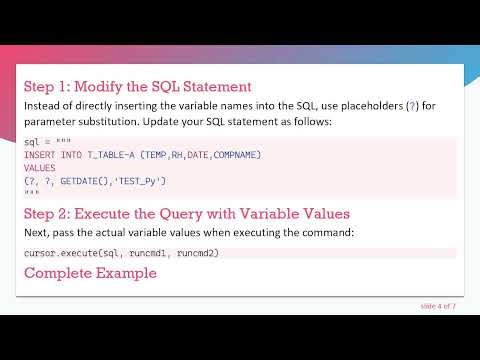 How to Fix pyodbc Insert Statement Errors in Python