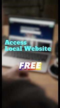 Access your localhost Website from Anywhere for FREE. #webdevelopment #coding #frontend #javascript