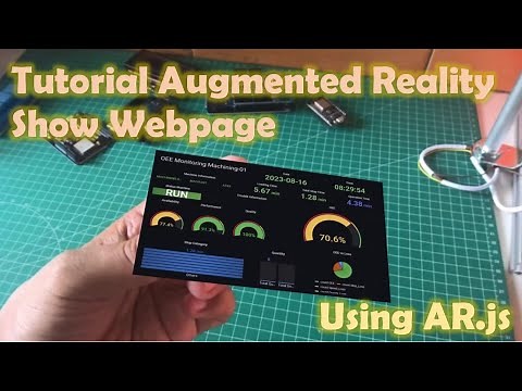 Tutorial: Show Webpage in Augmented Reality using AR.js 🔥🔥