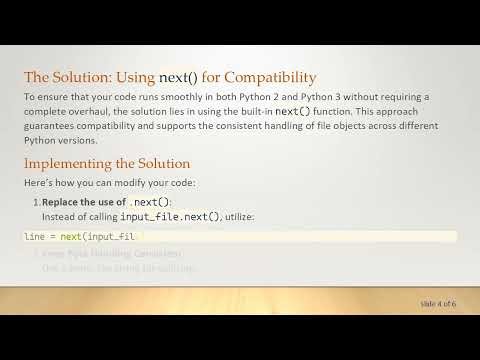 Achieving Python3 Compatibility with File Objects