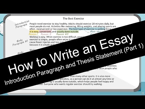 How to Write an Essay: Introduction Paragraph (with Worksheet)