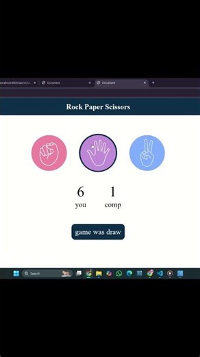 Rock Paper Scissors — Built ENTIRELY with JavaScript!