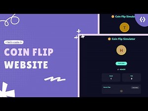 Build a Coin Flipper Project | HTML CSS JavaScript Projects for Beginners 2025