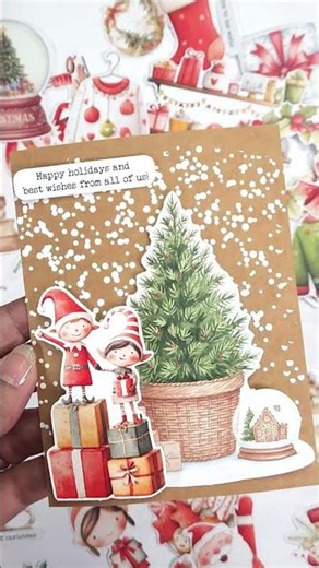 DIY Christmas Card – Quick & Easy! #craftangles