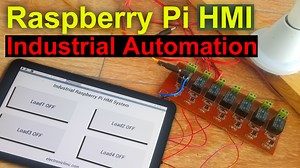 Raspberry Pi Industrial Automation HMI/GUI designing using PYQT5
