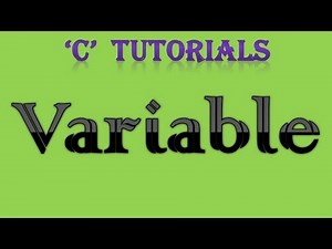 C Programming Tutorial - 2 Variable