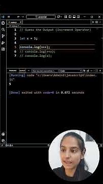 JavaScript Increment Operator Output | x++ vs ++x Interview Question