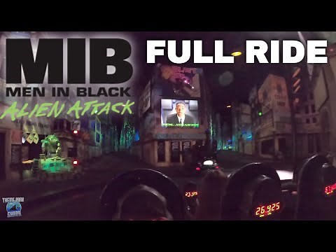 Men In Black Alien Attack (Full Ride) Universal Studios Florida Dark Ride Virtual POV