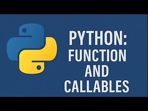 Python: Function and Callables