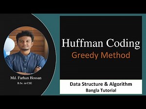 Huffman Coding | Greedy Method | Data structure & Algorithm | Bangla Tutorial