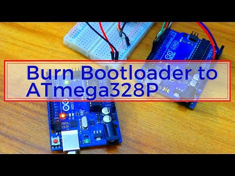 How to burn bootloader atmega328p pu | AVR ISP Program with Arduino