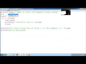 30 Python While loop Sum first 1 to 100 Numbers | Python Programming Tutorial for beginners to advan