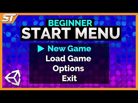 Creating a BASIC Start Menu / MAIN MENU in Unity