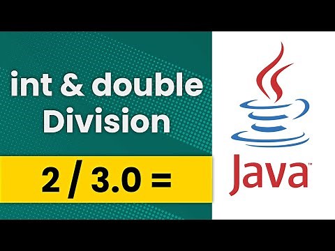 int and double Division (Java Tutorial)