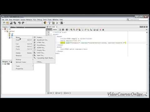 Creating Project in Netbeans | JavaScript