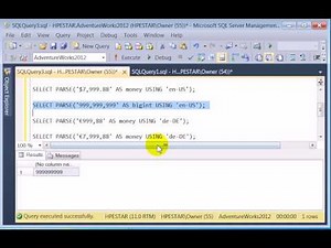SQL Server 2012 PARSE Function - Extends CONVERT